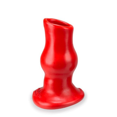 Plug Tunnel PIG-HOLE DEEP Small Rouge de Oxballs