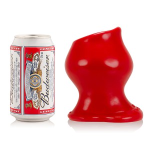 Plug Tunnel PIG-HOLE FF de Oxballs Couleur rouge 14 x 11 cm