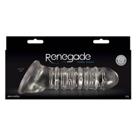 Étui pénien Renegade RIBBED Transparent 16 x 4 cm 2