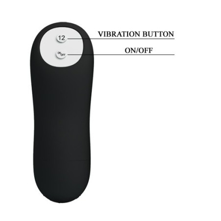 Plug vibrant PENZ 12 vitesses 10 x 3 cm