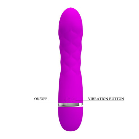Vibromasseur Truda 19.5 x 3.5cm - Fushia