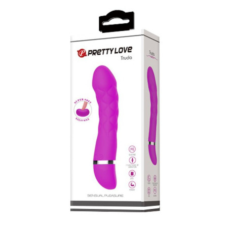 Vibromasseur Truda 19.5 x 3.5cm - Fushia