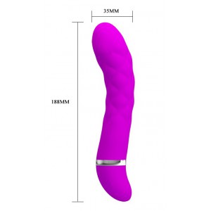 Vibromasseur Truda 19.5 x 3.5cm - Fushia
