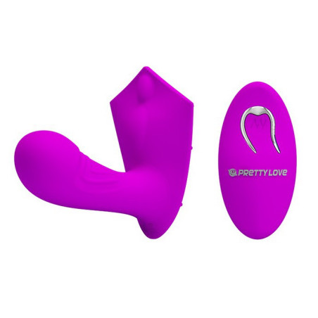 Double stimulateur WILLIE - Violet