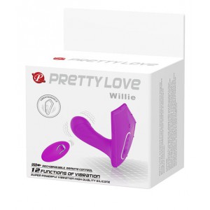 Double stimulateur WILLIE - Violet