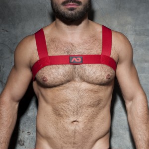 Harnais Élastique AD FETISH Basic Rouge
