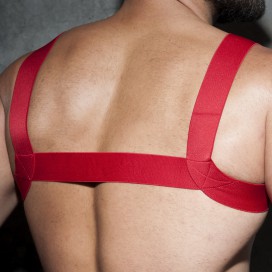 Harnais Élastique AD FETISH Basic Rouge 2