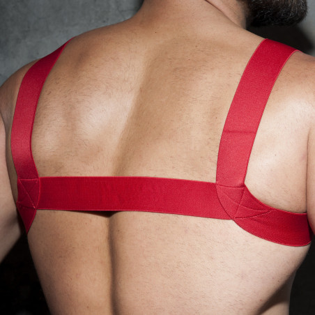 Harnais Élastique AD FETISH Basic Rouge
