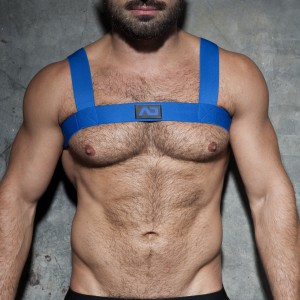 Harnais élastique AD FETISH Bleu de la gamme Basic