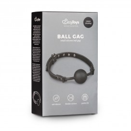 Baillon Boule FLEXI avec boule de 4cm Couleur noire Silicone flexible 2