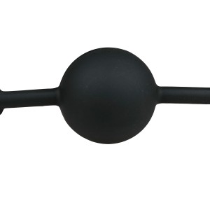 Baillon Boule FLEXI avec boule de 4cm Couleur noire Silicone flexible