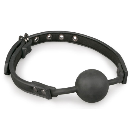 Baillon Boule FLEXI avec boule de 4cm Couleur noire Silicone flexible