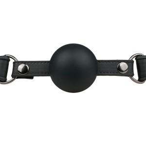 Baillon Boule Noire en silicone de EasyToys