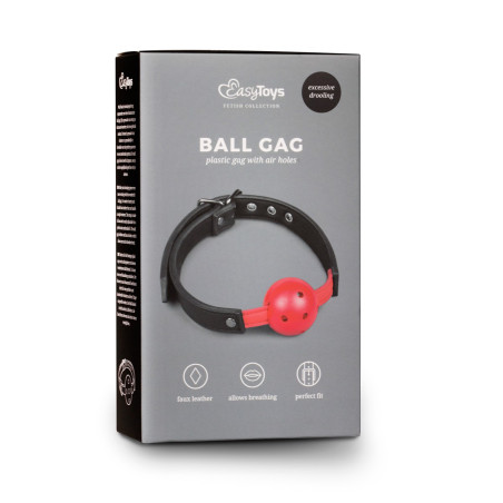 Baillon Boule Rouge percé de 4.5cm de EasyToys