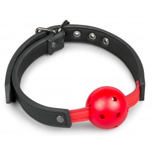 Baillon Boule Percée Rouge