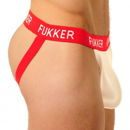 Jockstrap FUKKER Blanc-Rouge