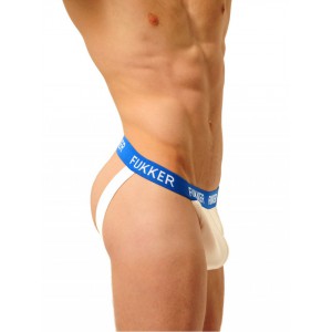 Jockstrap FUKKER Blanc-Bleu