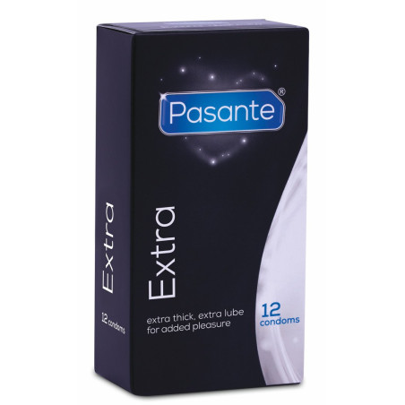 Préservatifs épais EXTRA 54mm de Pasante | Boîte de 12