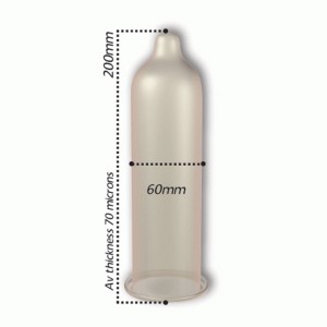 Préservatifs KING SIZE de Pasante 60 mm | Boîte de 12