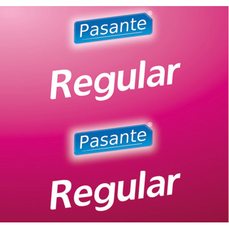 Préservatifs REGULAR de Pasante 54 mm | Boîte de 12