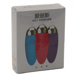 Oeuf Vibrant Alice sans fil rose 8cm