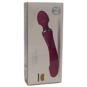 Sextoy wand Double pénétration - Mauve 39 mm