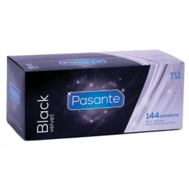 Préservatifs épais EXTRA BLACK 54 mm de Pasante | Pack de 144