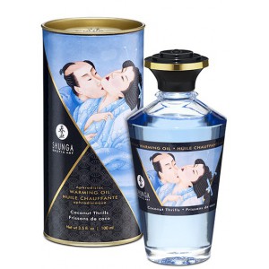 Huile de massage Chauffante Aphrodisiaque - Frisson COCO 100ml