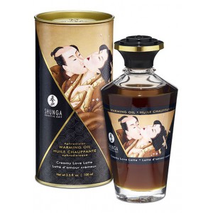 Huile de massage Chauffante Aphrodisiaque - LAIT D'AMOUR 100 mL