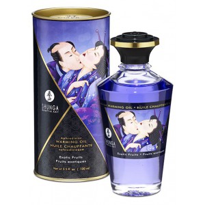 Huile de massage Chauffante Aphrodisiaque - FRUITS EXOTIQUES 100 mL