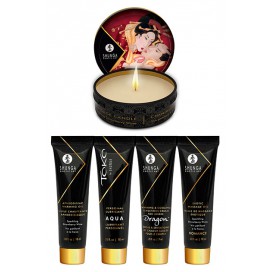 Coffret Ensemble Secret de Geisha - Vin Pétillant à la Fraise   2