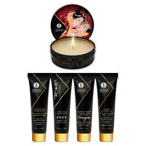 Coffret Ensemble Secret de Geisha - Vin Pétillant à la Fraise  