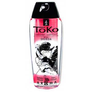 Lubrifiant aromatisé TOKO Vin pétillant à la Fraise 165mL