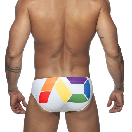Slip de bain AD PRIDE Blanc
