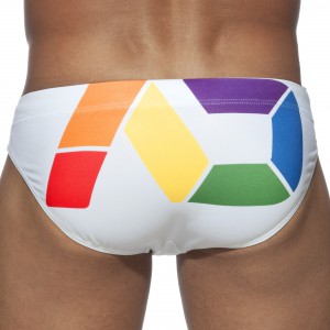 Slip de bain AD PRIDE Blanc