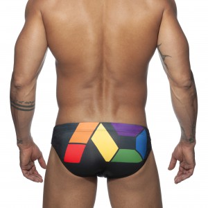 Slip de bain AD PRIDE noir