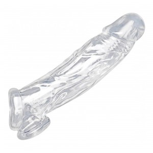 Gaine de pénis ENHANCER de Size Matters 19 x 5 cm Transparent