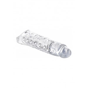 Gaine de pénis EXTENDER SLEEVE 22cm x 5.6 cm Transparent