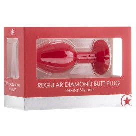 Plug diamond Regular – 6.5 x 2.8 cm Rouge 2