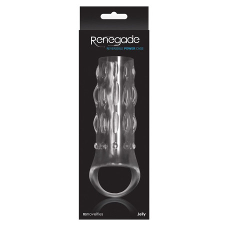 Etui pénien POWER CAGE de Renegade Clear 11 x 4 cm