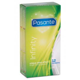 Préservatifs retardant DELAY 53 mm de Pasante | Boîte de 12