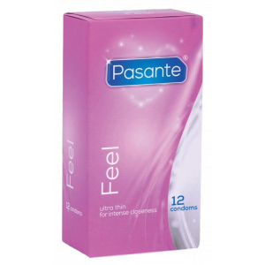 Préservatifs fins SENSITIVE FEEL 52 mm de Pasante | Boîte de 12