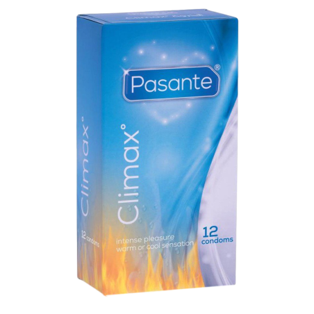 Préservatifs CLIMAX de Pasante Chaleur et Fraîcheur 52 mm