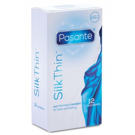 Préservatifs fins SILK THIN de Pasante 53 mm | Boîte de 12