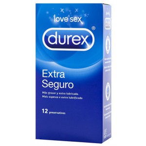 Préservatifs épais EXTRA SUR de Durex 56 mm | Boîte de 12