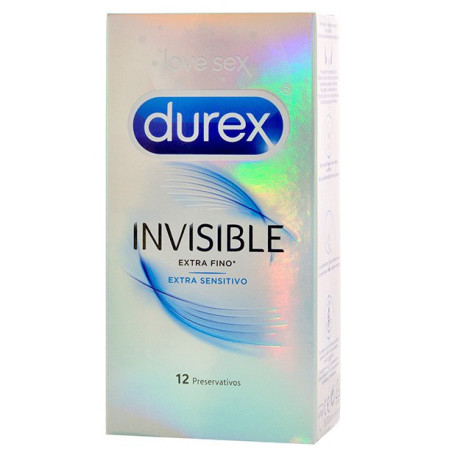 Préservatifs fins Durex INVISIBLE 52mm | Boîte de 12