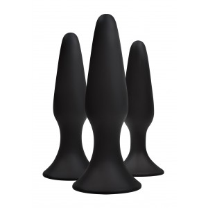 3 plugs de TRAINER KIT de Renegade en silicone