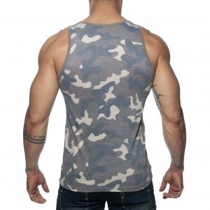 Débardeur WASHED CAMO Addicted version Camouflage