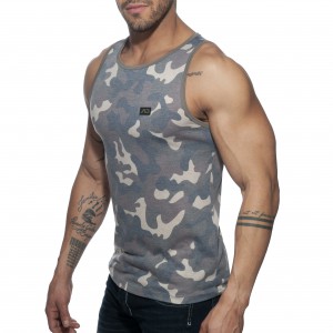 Débardeur WASHED CAMO Addicted version Camouflage