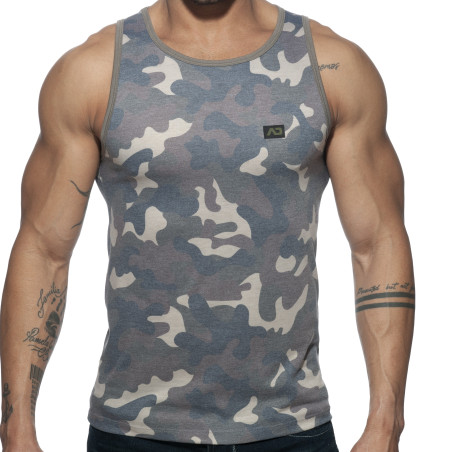 Débardeur WASHED CAMO Addicted version Camouflage